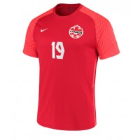 Koszulka piłkarska Kanada Alphonso Davies #19 Strój Domowy MŚ 2022 tanio Krótki Rękaw